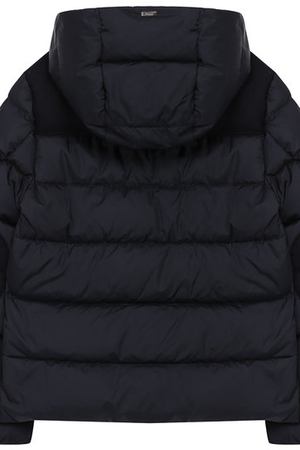 Комбинированная куртка с капюшоном Herno Herno PI0022B/39601/10A-14A купить с доставкой
