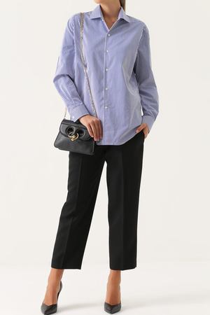 Хлопковая блуза в контрастную полоску Ralph Lauren Ralph Lauren 290671662 купить с доставкой