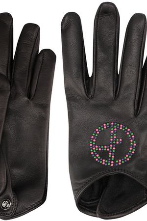Кожаные перчатки с декоративной отделкой Giorgio Armani Giorgio Armani 794210/7A209 купить с доставкой