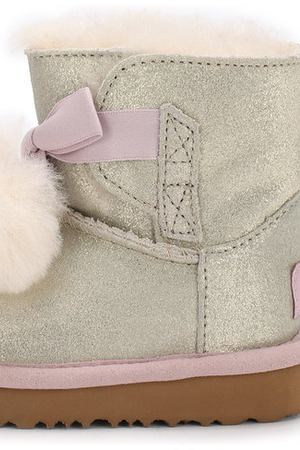 Кожаные сапоги с внутренней меховой отделкой UGG Ugg Australia 1019701T купить с доставкой