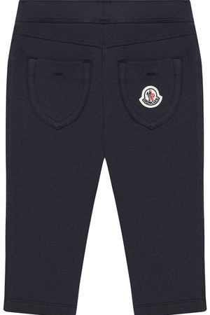 Хлопковые брюки прямого кроя Moncler Enfant Moncler D2-951-87581-05-80996 купить с доставкой