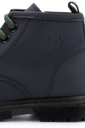 Кожаные ботинки на шнуровке с молниями Il Gufo Il Gufo G433/SAHARA S0FT/18-22 купить с доставкой