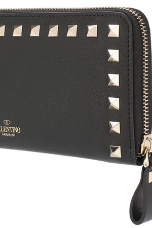 Кожаный кошелек Valentino Garavani Rockstud Valentino Valentino ZW2P0645/B0L купить с доставкой
