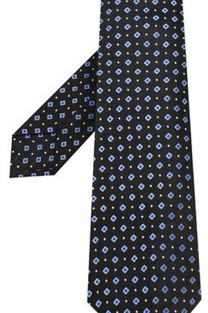 Шелковый галстук с узором Kiton Kiton UCRVKLC02F34 купить с доставкой
