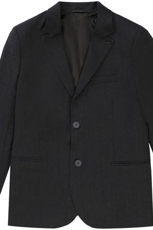 Шерстяной костюм с пиджаком на двух пуговицах Armani Junior Armani Junior  8N4V01/4N19Z/11A-16A купить с доставкой