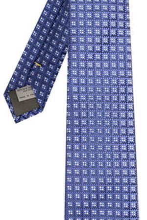 Шелковый галстук с узором Canali Canali 18/HJ01586
