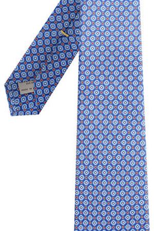 Шелковый галстук с узором Canali Canali 18/HS01502