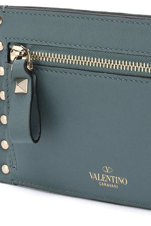 Кожаный футляр для кредитных карт Valentino Garavani Rockstud Valentino Valentino QW0P0Q60/B0L купить с доставкой