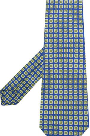 Шелковый галстук с узором Kiton Kiton KA/C02E18 вариант 2