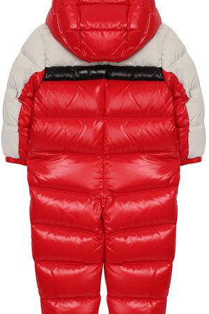 Пуховый комбинезон на молнии с капюшоном Moncler Enfant Moncler D2-951-14360-85-68950/18M-3A