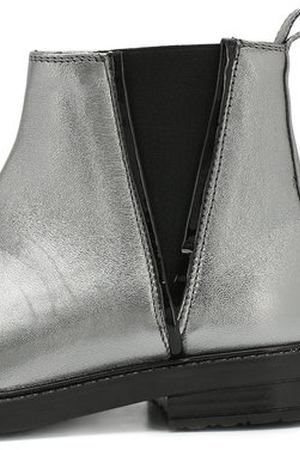Ботинки из металлизированной кожи с эластичной вставкой Lanvin Lanvin 4HA506/HX770/28-35 купить с доставкой