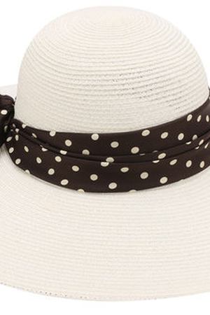 Соломенная шляпа Blanche с лентой в виде банта Maison Michel Maison Michel 1004010001/BLANCHE