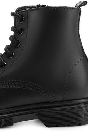Кожаные ботинки на шнуровке с молнией Il Gufo Il Gufo G389/LEATHER CLAMAR/27-30 купить с доставкой