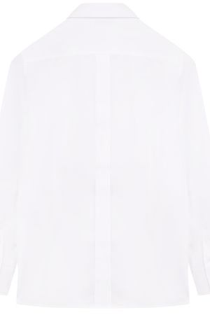 Хлопковая рубашка с отделкой Dolce & Gabbana Dolce & Gabbana L41S70/FU5GK/8-14 купить с доставкой