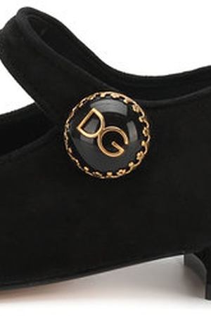 Замшевые туфли с пряжкой Dolce & Gabbana Dolce & Gabbana D10559/A1275/24-28