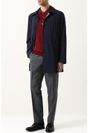 Хлопковое поло с короткими рукавами Brioni Brioni UMDL0L/P7K02 вариант 3 купить с доставкой