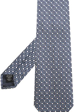 Шелковый галстук с узором Ermenegildo Zegna Ermenegildo Zegna Z9E571XW купить с доставкой