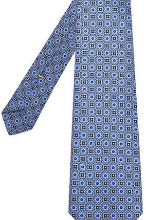 Шелковый галстук с узором Canali Canali 18/HS01503
