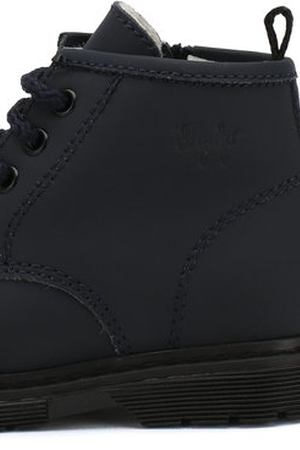 Кожаные ботинки на шнуровке с молнией Il Gufo Il Gufo G433/SAHARA S0FT/FUR/23-26 купить с доставкой