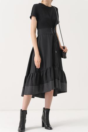 Хлопковое приталенное платье-миди 3.1 Phillip Lim 3.1 Phillip Lim P171-9718HCJ