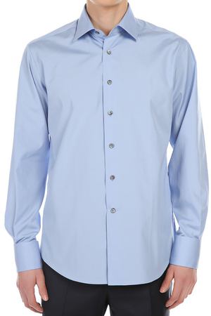 Хлопковая сорочка с воротником кент Lanvin Lanvin RMSI0012-S00100PER купить с доставкой