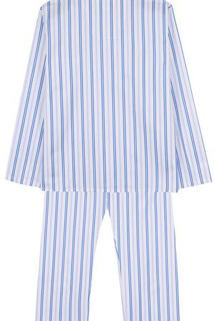 Хлопковая пижама с принтом Derek Rose Derek Rose 7006-WELL046/13-16 вариант 2 купить с доставкой