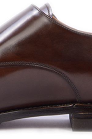 Кожаные туфли-монки Bologna Franceschetti Franceschetti 0337026.05840801 Коричневый купить с доставкой