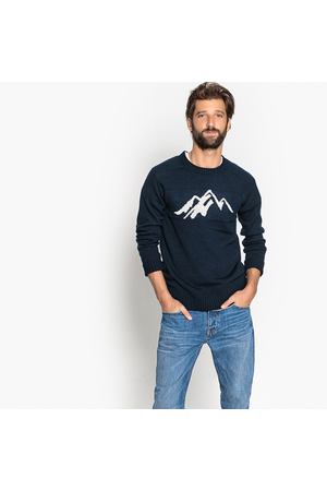 Пуловер с круглым вырезом из плотного трикотажа La Redoute Collections 20387 купить с доставкой