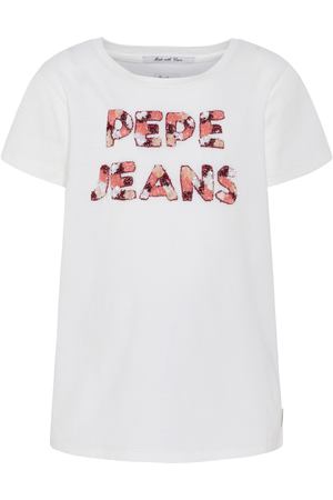 Футболка с вышивкой, 8-16 лет Pepe Jeans 140139 купить с доставкой