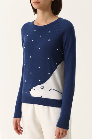 Кашемировый пуловер с круглым вырезом Loro Piana Loro Piana FAG4509