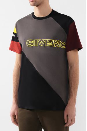Хлопковая футболка Givenchy Givenchy BM70GG3002 вариант 2 купить с доставкой