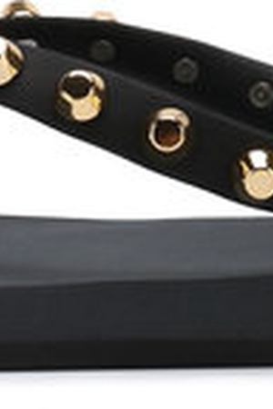 Резиновые шлепанцы с заклепками Giuseppe Zanotti Design Giuseppe Zanotti Design I700009/001 купить с доставкой