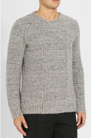 Шерстяной свитер фактурной вязки Giorgio Armani Giorgio Armani 6ZSM29/SM34Z купить с доставкой
