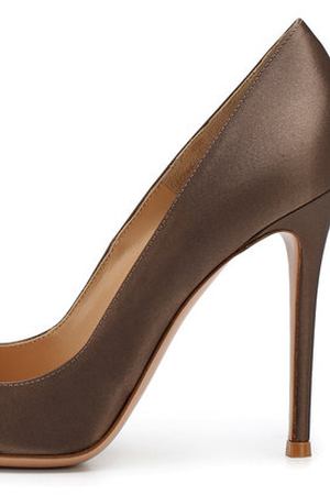 Атласные туфли Gianvito 105 на шпильке Gianvito Rossi Gianvito Rossi G28470.15RIC.RASMUD