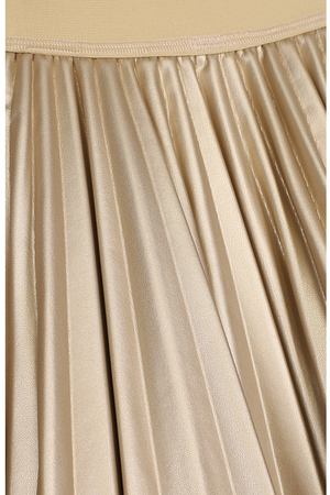 Плиссированная юбка с металлизированной отделкой Monnalisa Monnalisa 170704