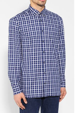 Хлопковая рубашка с воротником button down Van Laack Van Laack R0Y-TF/156282 купить с доставкой