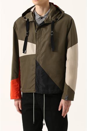 Утепленная куртка на молнии с капюшоном Lanvin Lanvin RM0U0011P18