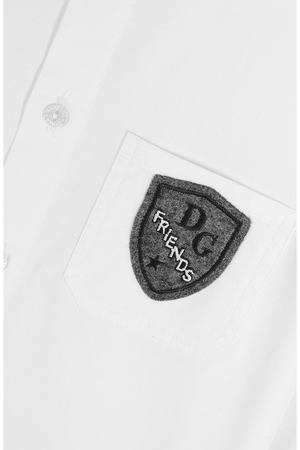 Хлопковая рубашка с нашивкой Dolce & Gabbana Dolce & Gabbana L4JS24/G70KK/2-6