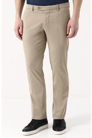 Хлопковые брюки прямого кроя Berwich Berwich SC/1/MX011X купить с доставкой
