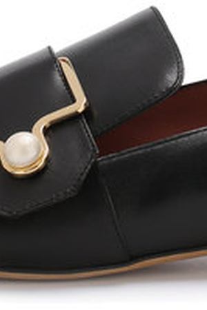 Кожаные лоферы Maelle с декорированной пряжкой Bally Bally MAELLE/CALF PLAIN