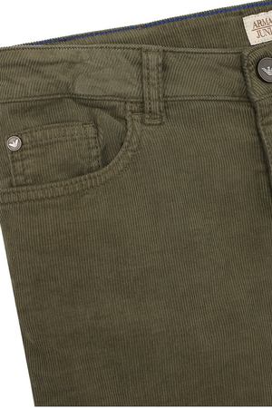 Вельветовые джинсы прямого кроя Armani Junior Armani Junior  6Y4J02/4N1NZ/11A-16A купить с доставкой