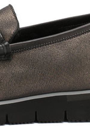 Кожаные пенни-лоферы с внутренней отделкой из овчины Santoni Santoni WBHY60273GANHMYRG62