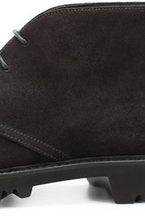 Замшевые ботинки на шнуровке Giorgio Armani Giorgio Armani X2M164/XAT13