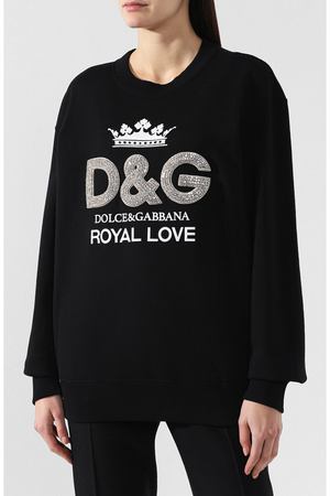 Хлопковый пуловер Dolce & Gabbana Dolce & Gabbana F9D41Z/G7QLM вариант 2