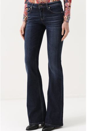 Расклешенные джинсы с потертостями Roberto Cavalli Roberto Cavalli FQJ233/DS001 купить с доставкой