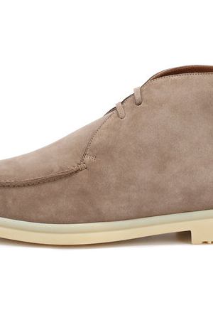 Замшевые ботинки Walk And Walk на шнуровке Loro Piana Loro Piana FAG3595