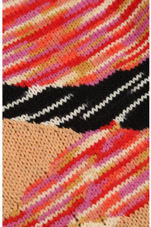 Вязаное мини-платье прямого кроя с принтом Missoni Missoni I17.BA.215112 купить с доставкой