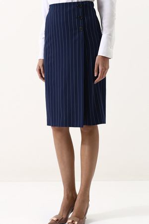 Шерстяная юбка-миди в полоску Ralph Lauren Ralph Lauren 290708673
