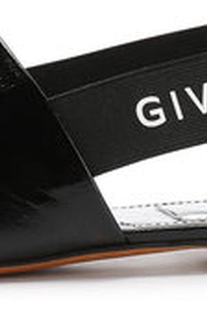 Лаковые сабо с ремешком Givenchy Givenchy BE2003E06A купить с доставкой