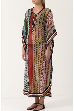 Туника свободного кроя с V-образным вырезом Missoni Missoni E18.MM.217347